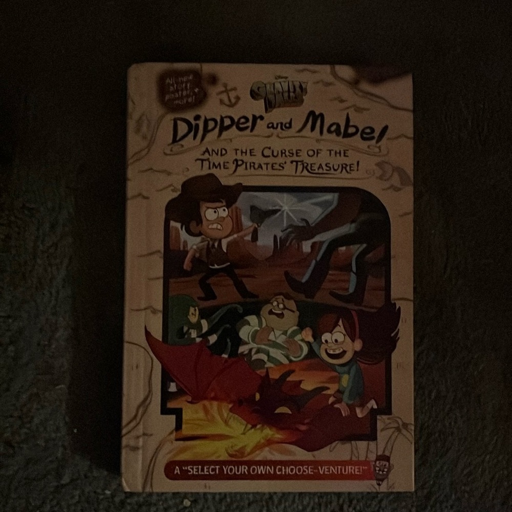 Gravity Falls Book Dipper and Mabel and the Curse of the Time Pirates’ Treasure!